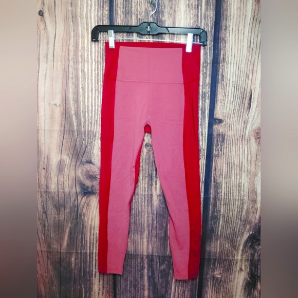 Athleta Womens Colorblock Leggings Size Small In New Condition. - Picture 1 of 5